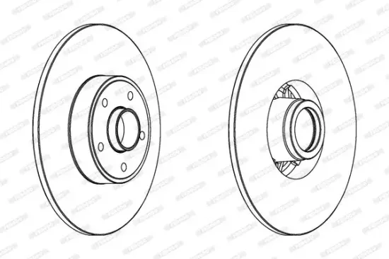 Bremsbelagsatz, Scheibenbremse FERODO FDB4381 Bild Bremsbelagsatz, Scheibenbremse FERODO FDB4381