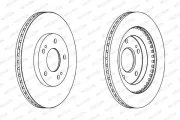 Bremsscheibe Vorderachse FERODO DDF1399