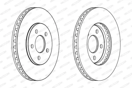 Bremsscheibe FERODO DDF1407 Bild Bremsscheibe FERODO DDF1407