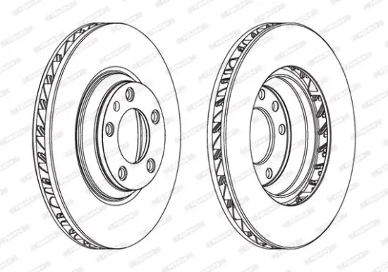 Bremsscheibe Vorderachse links FERODO DDF1408LC-1 Bild Bremsscheibe Vorderachse links FERODO DDF1408LC-1