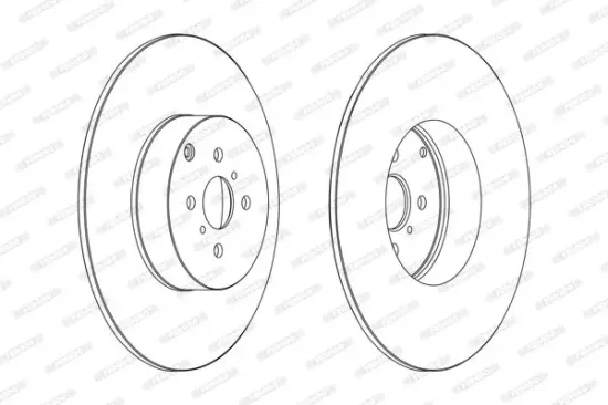 Bremsscheibe Hinterachse FERODO DDF1410C Bild Bremsscheibe Hinterachse FERODO DDF1410C