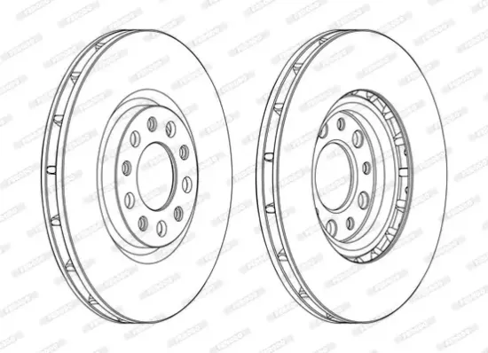 Bremsscheibe FERODO DDF1451C Bild Bremsscheibe FERODO DDF1451C