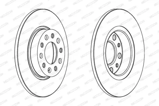 Bremsscheibe FERODO DDF1452 Bild Bremsscheibe FERODO DDF1452