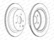 Bremsscheibe Hinterachse FERODO DDF1506C