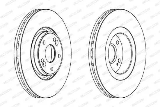 Bremsscheibe Vorderachse FERODO DDF1511C-1 Bild Bremsscheibe Vorderachse FERODO DDF1511C-1