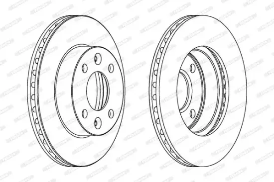 Bremsbelagsatz, Scheibenbremse Hinterachse FERODO FDB4305 Bild Bremsbelagsatz, Scheibenbremse Hinterachse FERODO FDB4305