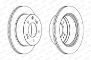 Bremsscheibe Hinterachse FERODO DDF1543C-1