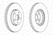Bremsscheibe Vorderachse FERODO DDF1575C