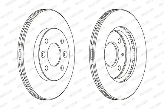 Bremsscheibe FERODO DDF158C Bild Bremsscheibe FERODO DDF158C