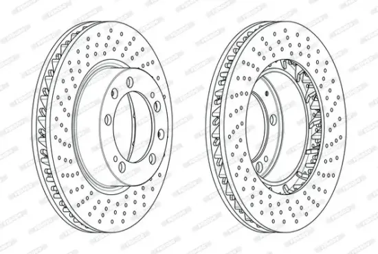 Bremsscheibe FERODO DDF1592LC-1 Bild Bremsscheibe FERODO DDF1592LC-1