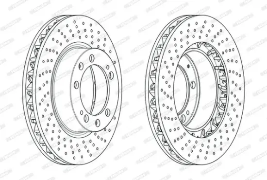 Bremsscheibe FERODO DDF1592RC-1 Bild Bremsscheibe FERODO DDF1592RC-1