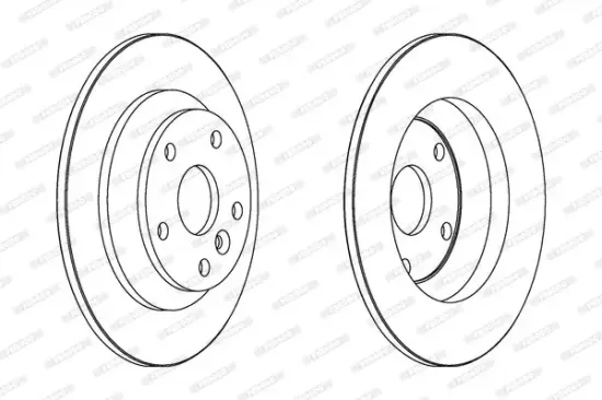 Bremsscheibe FERODO DDF1616C Bild Bremsscheibe FERODO DDF1616C