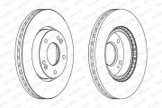 Bremsscheibe FERODO DDF1619C