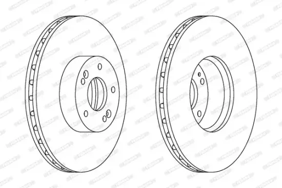 Bremsscheibe FERODO DDF1631C-1 Bild Bremsscheibe FERODO DDF1631C-1