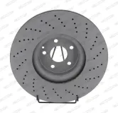 Bremsscheibe Vorderachse FERODO DDF1637C-1