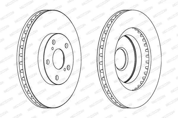 Bremsscheibe FERODO DDF1646C