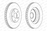 Bremsscheibe FERODO DDF1646C