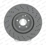 Bremsscheibe Vorderachse FERODO DDF1650C-1