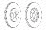Bremsscheibe FERODO DDF1664C