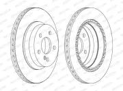 Bremsscheibe Hinterachse FERODO DDF1672C