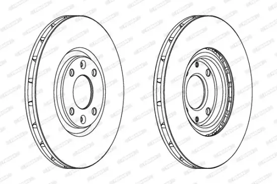 Bremsscheibe FERODO DDF1676C Bild Bremsscheibe FERODO DDF1676C