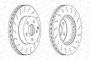 Bremsscheibe FERODO DDF1693C