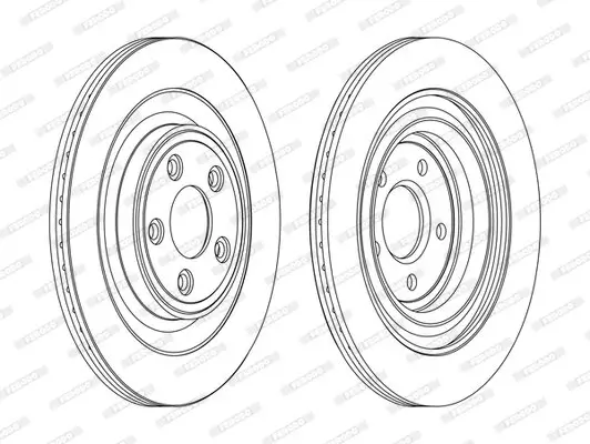 Bremsscheibe FERODO DDF1703C