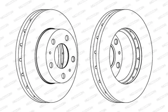 Bremsscheibe FERODO DDF1718-1 Bild Bremsscheibe FERODO DDF1718-1