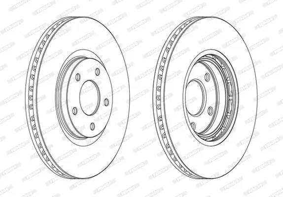 Bremsscheibe FERODO DDF1724C