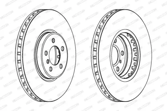 Bremsscheibe Vorderachse FERODO DDF1746C-1 Bild Bremsscheibe Vorderachse FERODO DDF1746C-1
