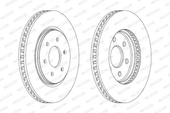 Bremsscheibe Vorderachse FERODO DDF1761C Bild Bremsscheibe Vorderachse FERODO DDF1761C
