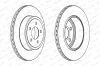 Bremsscheibe Hinterachse FERODO DDF1766C-1 Bild Bremsscheibe Hinterachse FERODO DDF1766C-1