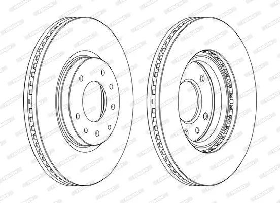 Bremsscheibe FERODO DDF1768C