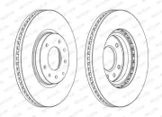 Bremsscheibe FERODO DDF1768C