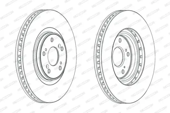 Bremsscheibe FERODO DDF1777C-1 Bild Bremsscheibe FERODO DDF1777C-1