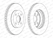 Bremsscheibe FERODO DDF1779C