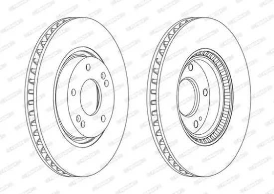 Bremsscheibe FERODO DDF1795C Bild Bremsscheibe FERODO DDF1795C