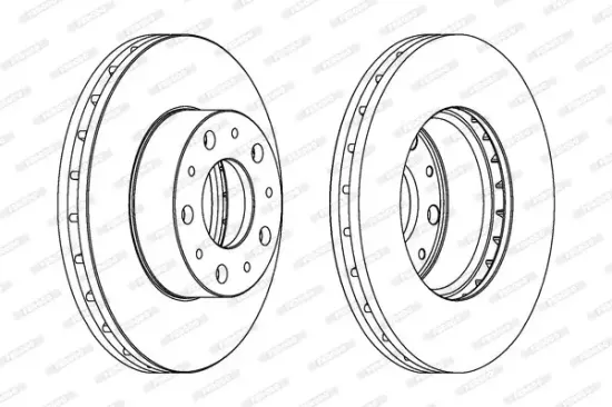 Bremsscheibe FERODO DDF1800C Bild Bremsscheibe FERODO DDF1800C