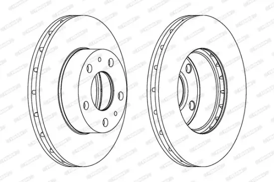 Bremsscheibe FERODO DDF1809C Bild Bremsscheibe FERODO DDF1809C