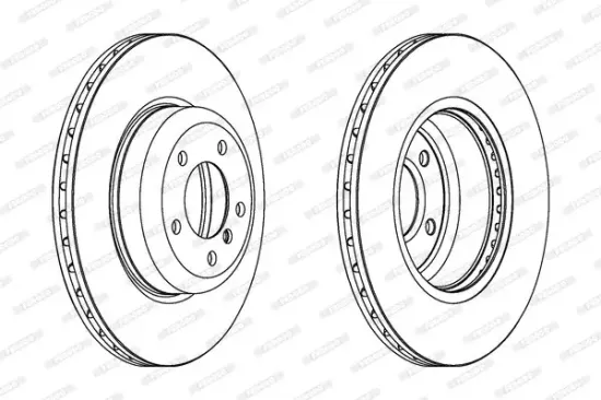 Bremsscheibe Vorderachse FERODO DDF1811C-1 Bild Bremsscheibe Vorderachse FERODO DDF1811C-1