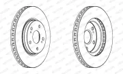 Bremsscheibe Vorderachse FERODO DDF1814C