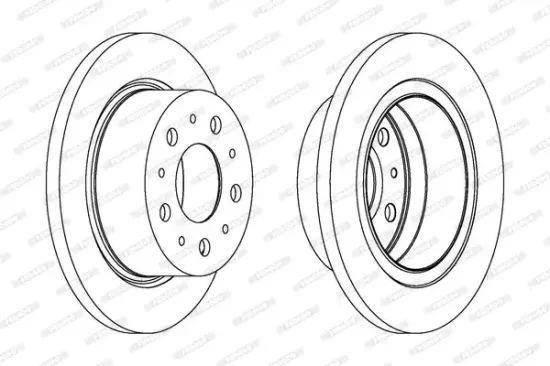 Bremsscheibe FERODO DDF1823-1 Bild Bremsscheibe FERODO DDF1823-1