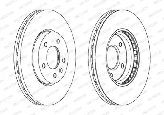 Bremsscheibe FERODO DDF1870C Bild Bremsscheibe FERODO DDF1870C