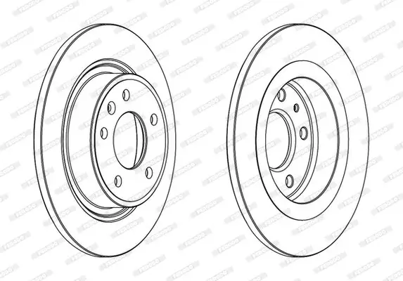 Bremsscheibe FERODO DDF1871C