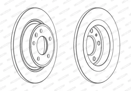 Bremsscheibe FERODO DDF1871C Bild Bremsscheibe FERODO DDF1871C