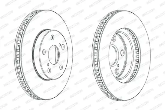 Bremsscheibe Vorderachse FERODO DDF1882C Bild Bremsscheibe Vorderachse FERODO DDF1882C