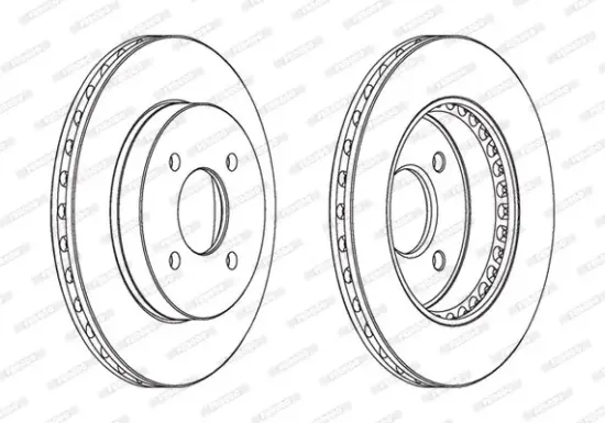 Bremsscheibe Vorderachse FERODO DDF1885 Bild Bremsscheibe Vorderachse FERODO DDF1885