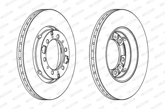 Bremsscheibe Vorderachse FERODO DDF1892 Bild Bremsscheibe Vorderachse FERODO DDF1892