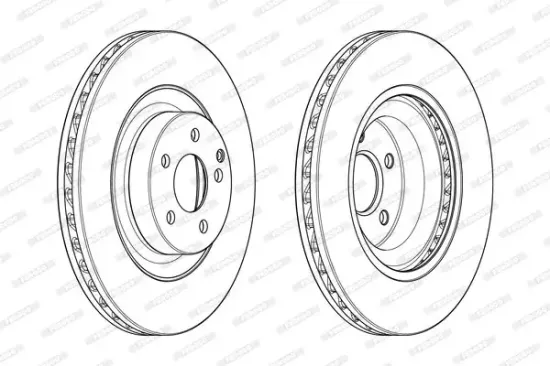 Bremsscheibe Vorderachse FERODO DDF1905C-1 Bild Bremsscheibe Vorderachse FERODO DDF1905C-1