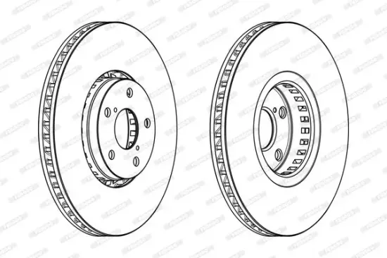 Bremsscheibe FERODO DDF1957LC-1 Bild Bremsscheibe FERODO DDF1957LC-1